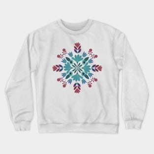 Flower Composition Crewneck Sweatshirt